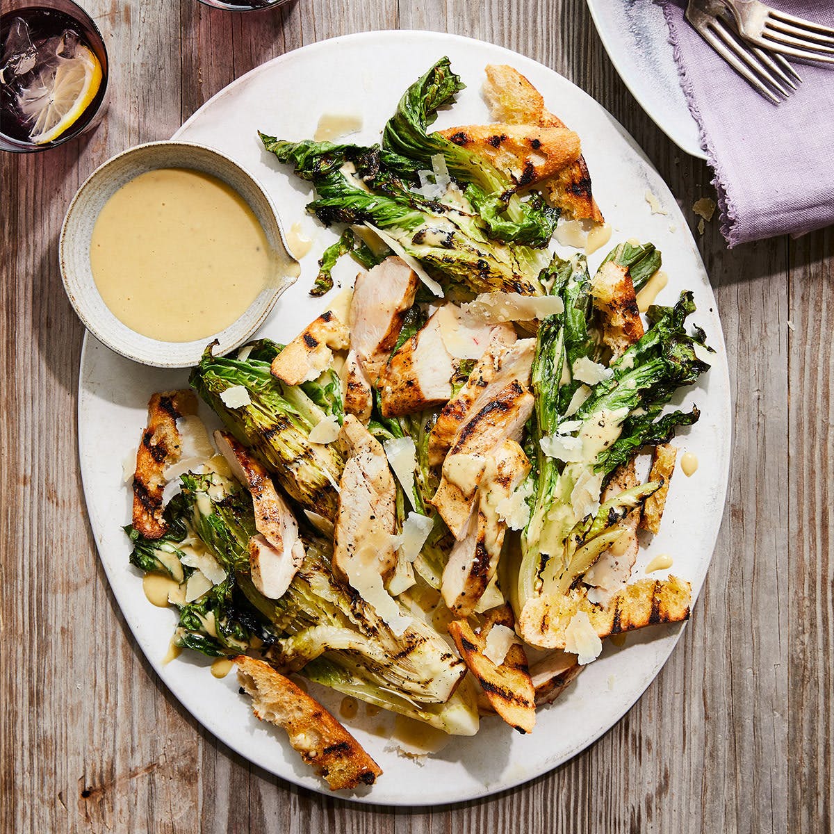 Caesar Salad with Grilled Chicken